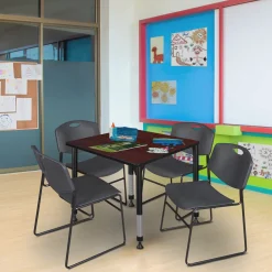 Merit Square Height-Adjustable Table - 30