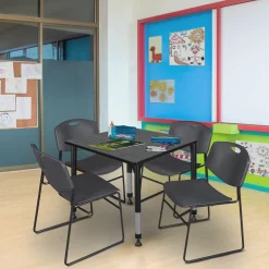 Merit Square Height-Adjustable Table - 30