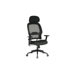 Mesh Back Chair with Adjustable Headrest