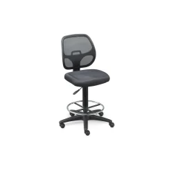Mesh Back Stool with Fabric Seat