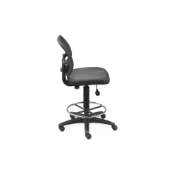 Mesh Back Stool with Fabric Seat