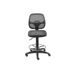 Mesh Back Stool with Fabric Seat