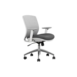 Mesh Ergonomic Task Chair with White Frame