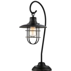 Metal Lantern Table Lamp