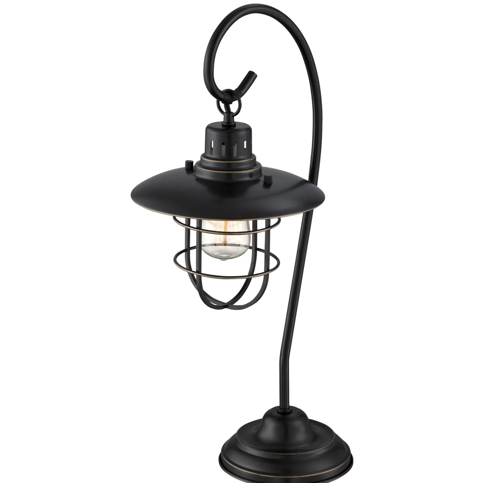 Metal Lantern Table Lamp