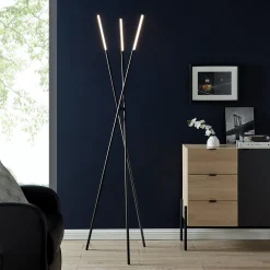 Metal Tripod Floor Lamp - 73.5