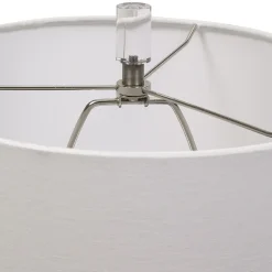 Metallic Stone Table Lamp