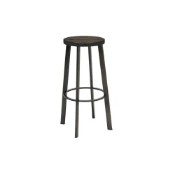 Metro Counter Height Stool with Wood Seat