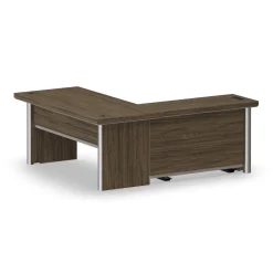 Metropolitan Adjustable Height L-Desk with Left Return - 72