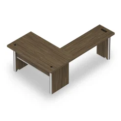 Metropolitan Compact L-Shaped Desk - 60"W x 80"D