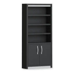 Metropolitan Six Shelf Bookcase with Doors - 78