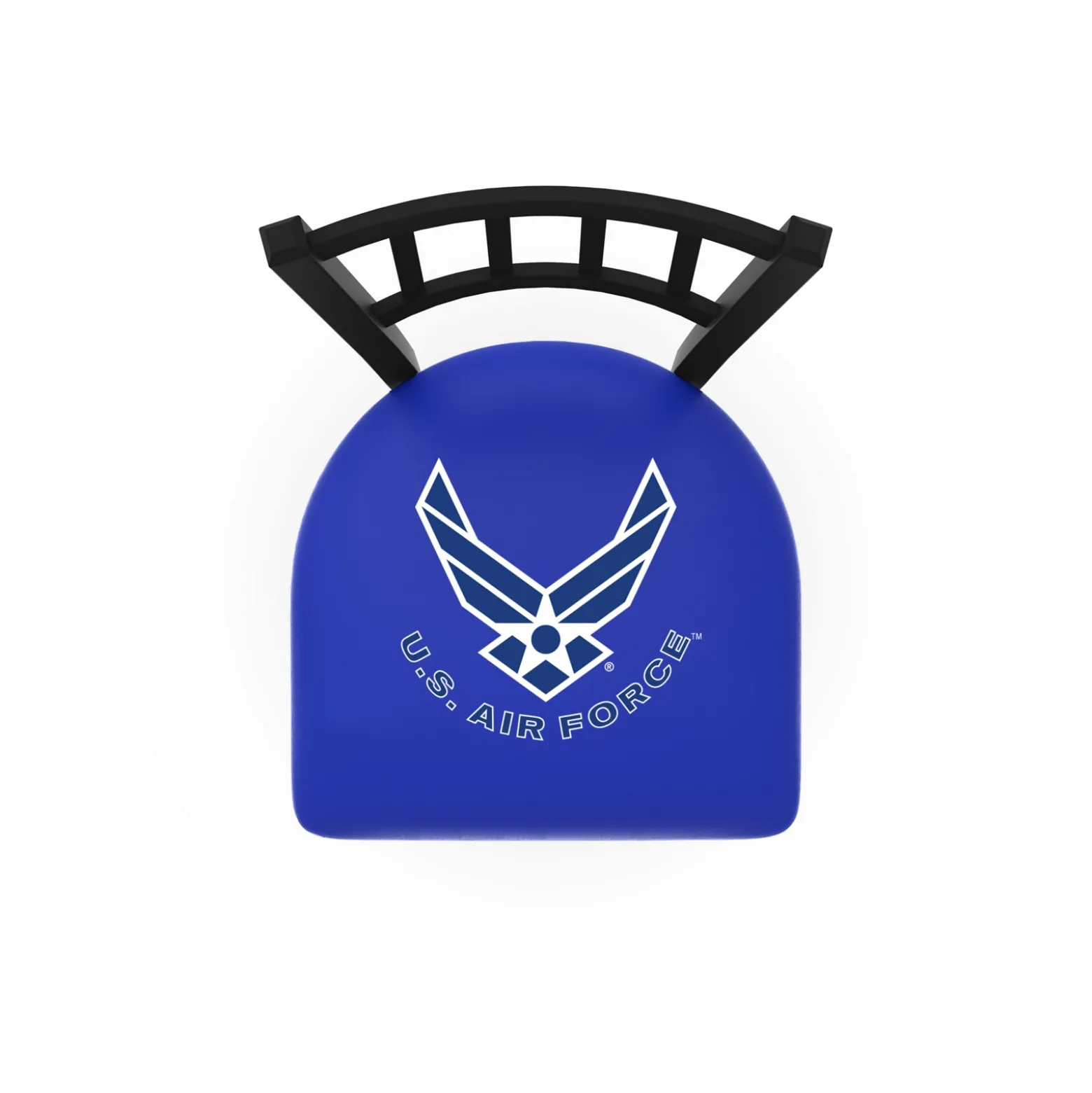 Military Logo Vertical-Backed Stool - 25"H