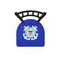 Military Logo Vertical-Backed Stool - 25