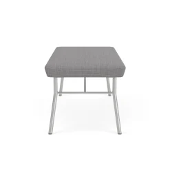 Mingle 2 Seat Bench in Premium Vinyl Upholstery
