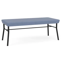 Mingle 2 Seat Bench in Premium Vinyl Upholstery