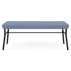 Mingle 2 Seat Bench in Premium Vinyl Upholstery