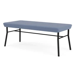 Mingle 2 Seat Bench in Premium Vinyl Upholstery