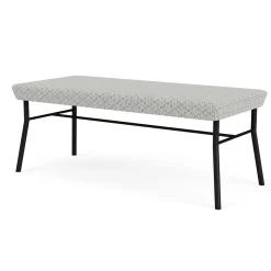 Mingle 2 Seat Bench in Premium Fabric Upholstery