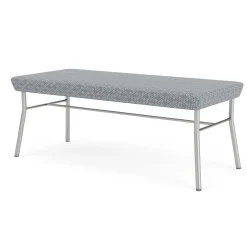 Mingle 2 Seat Bench in Premium Fabric Upholstery