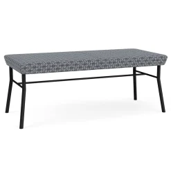Mingle 2 Seat Bench in Premium Fabric Upholstery