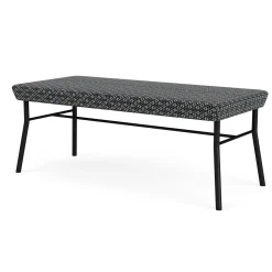 Mingle 2 Seat Bench in Premium Fabric Upholstery