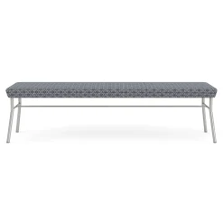Mingle 3 Seat Bench in Premium Fabric Upholstery