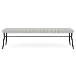 Mingle 3 Seat Bench in Premium Fabric Upholstery