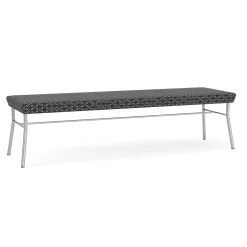 Mingle 3 Seat Bench in Premium Fabric Upholstery