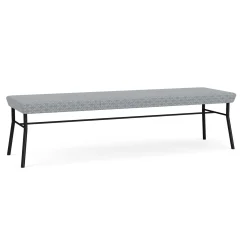 Mingle 3 Seat Bench in Premium Fabric Upholstery
