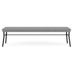 Mingle 3 Seat Bench in Premium Vinyl Upholstery