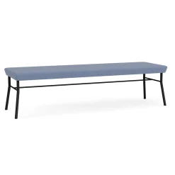 Mingle 3 Seat Bench in Premium Vinyl Upholstery