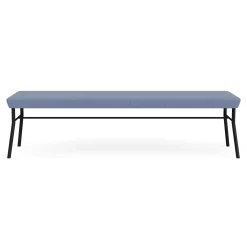 Mingle 3 Seat Bench in Premium Vinyl Upholstery