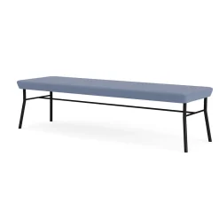 Mingle 3 Seat Bench in Premium Vinyl Upholstery
