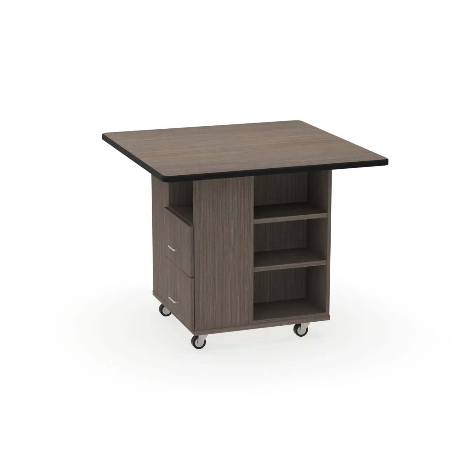 Mini Nucleus Workstation with Drawers - 48"Wx48"Dx40"H