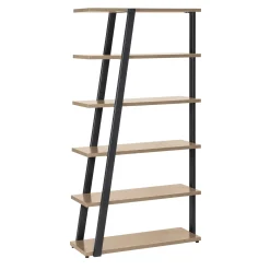 Mirella 5 Shelf Bookshelf - 68"H