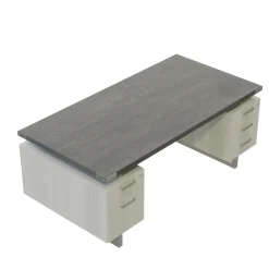 Mirella Double Pedestal Desk - 72