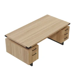 Mirella Double Pedestal Desk - 72