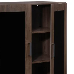Mirella Glass-Door Display Cabinet - 36