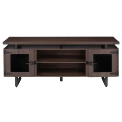 Mirella Low Wall Cabinet w/ Glass Doors - 72