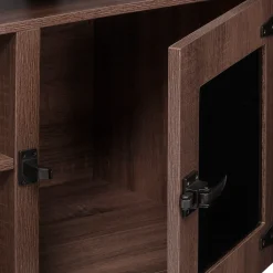 Mirella Low Wall Cabinet w/ Glass Doors - 72
