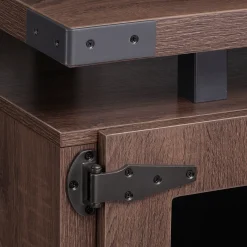 Mirella Low Wall Cabinet w/ Glass Doors - 72