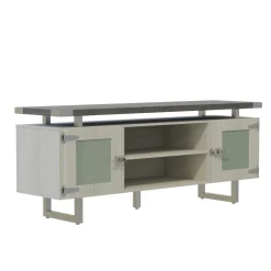 Mirella Low Wall Cabinet w/ Glass Doors - 72