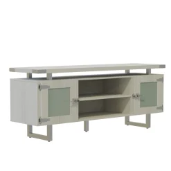 Mirella Low Wall Cabinet w/ Glass Doors - 72