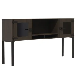 Mirella Storage Hutch w/ Glass Doors - 72