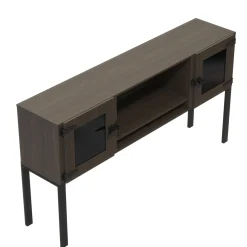 Mirella Storage Hutch w/ Glass Doors - 72