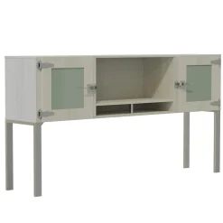 Mirella Storage Hutch w/ Glass Doors - 72