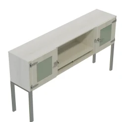Mirella Storage Hutch w/ Glass Doors - 72