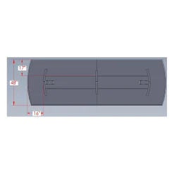 Mirella Ten Seat Conference Table - 12' ft