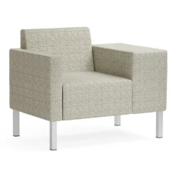 Mixer Modular Guest Chair with Wide Left Arm