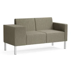 Mixer Modular Loveseat with Wide Right Arm